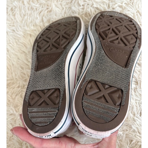 Converse Chuck Taylor‎ All Star High Top Sneakers White Canvas Classic Women 8 - Picture 6 of 9